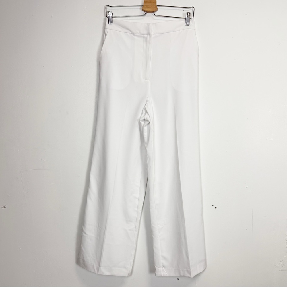 Halogen Wide Leg Dress Pants Womens 8 Stretch Back Waist NWT Mark